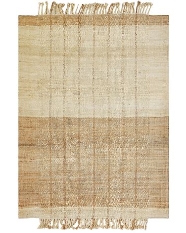 Vloerkleed KARKIN Beige 200 x 300 cm Jute