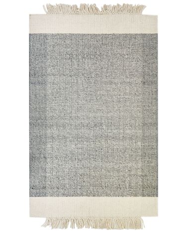 Vloerkleed TATLISU Grijs 160 x 230 cm Wol
