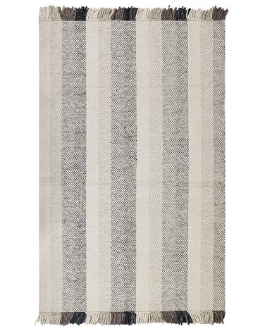 Rug EMIRLER White 160 x 230 cm Wool