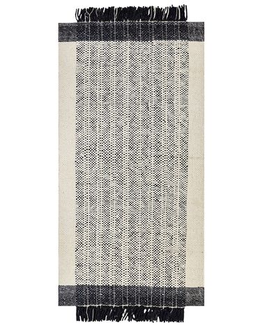 Tapis KETENLI Blanc 80 x 150 cm Laine