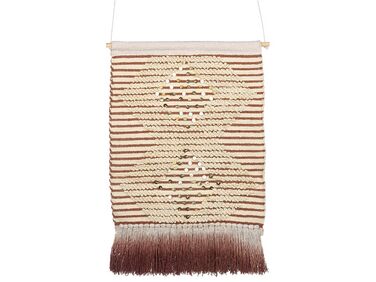 Stoffen wanddecoratie SABO Katoen 75 cm Beige