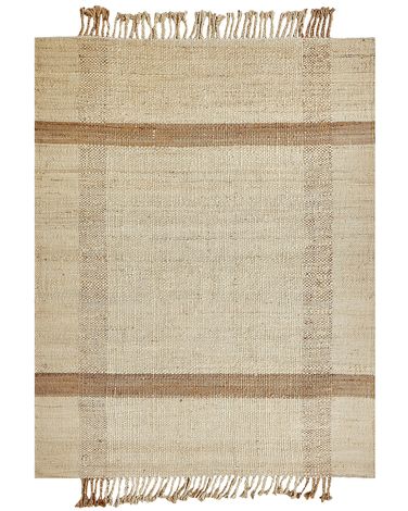 Vloerkleed YELMEZ Beige 160 x 230 cm Jute