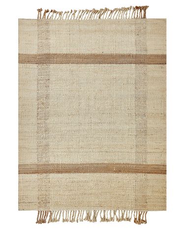 Tapis YELMEZ Beige 140 x 200 cm Jute