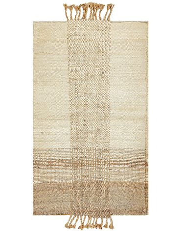Vloerkleed HAMZALAR Beige 80 x 150 cm Jute