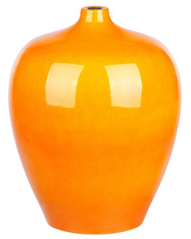 Vase à fleurs TERRASA Céramique 37 cm Orange