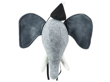 Wanddecoratie voor kinderen Olifant BADOU Katoen 36 cm Grijs