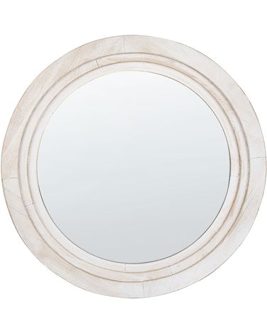 Wandspiegel DELICIAS 60 cm 60 cm Gebroken wit