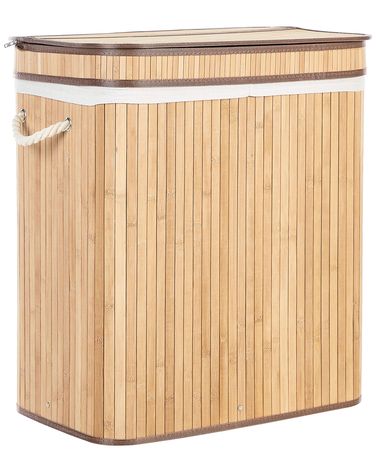 Wasmand KALTHOTA Bamboe Lichtbruin 100 L
