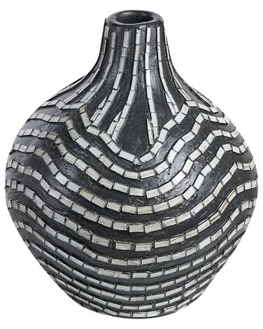 Vase décoratif KUALU Céramique 35 cm Noir