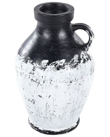 Decorative Vase MASSALIA Ceramic 33 cm White