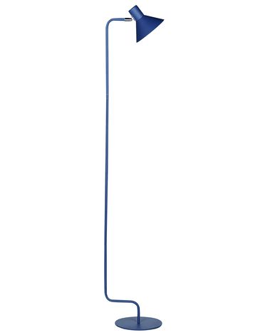 Staande lamp RIMAVA verstelbaar Metaal Blauw