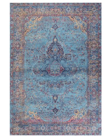 Vloerkleed KANSU Blauw 160 x 230 cm Katoen