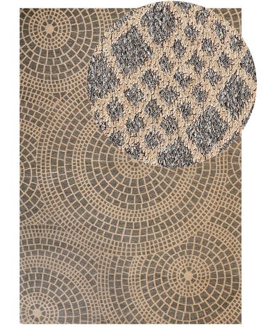Vloerkleed ARIBA Grijs Beige 160 x 230 cm Jute