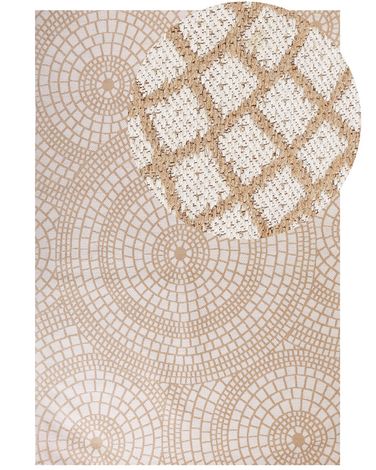 Tapis ARIBA Blanc Beige 200 x 300 cm Jute