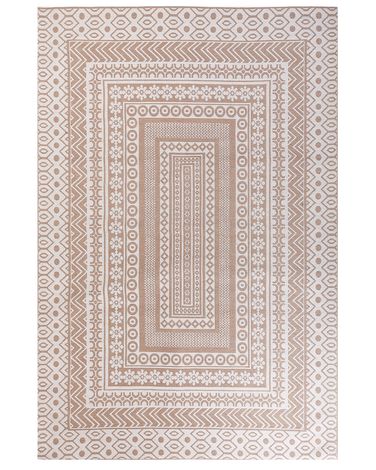 Vloerkleed BAGLAR Wit 200 x 300 cm Jute