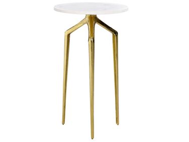 Table d'appoint TILPA Marbre Blanc