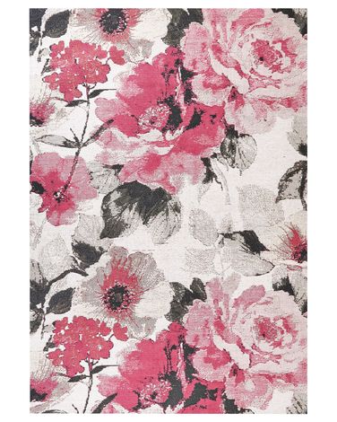 Tapis EJAZ Rose 140 x 200 cm Coton