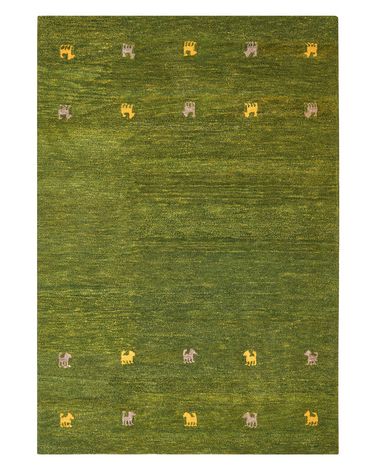 Tapis YULAFI Vert 140 x 200 cm Laine Tapis persan
