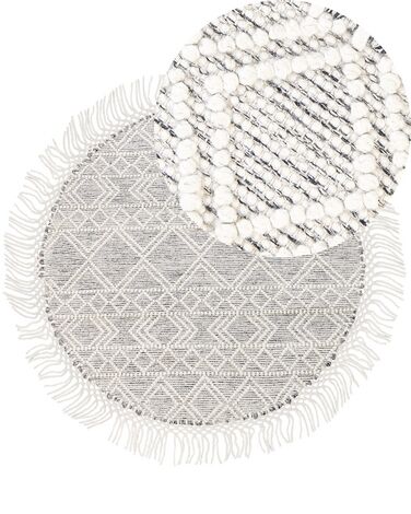 Tapis BULDAN Gris ø 140 cm Laine