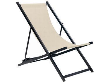 Chilienne pliante LOCRI II Métal Beige