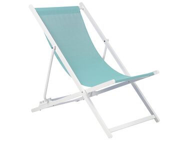 Chilienne pliante LOCRI II Métal Turquoise