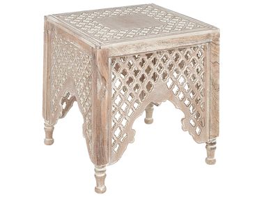 Table d'appoint KADMA Bois de manguier Marron clair