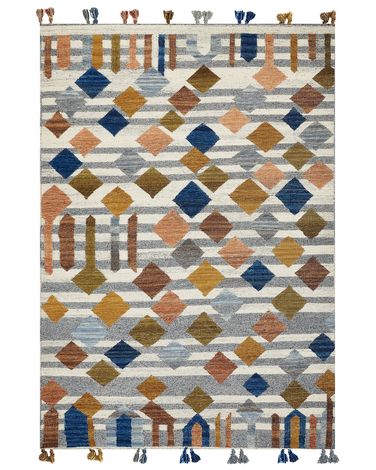 Rug KASAKH Multicolour 200 x 300 cm Wool Kilim