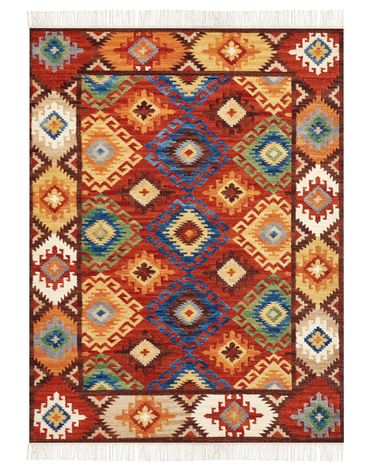 Tapis ZOVUNI Multicolore 160 x 230 cm Laine Kilim