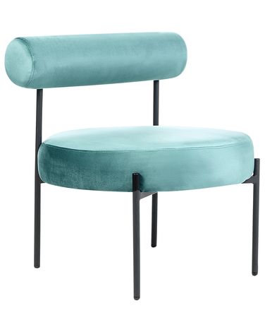 Armchair ALPHA Velvet Turquoise