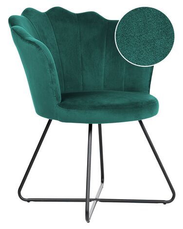 Armchair LOVELOCK Velvet Emerald Green