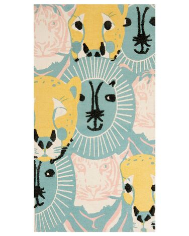 Tapis enfant TUTUT Multicolore 80 x 150 cm Coton