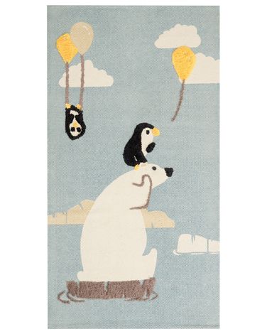 Tapis enfant BARUS Multicolore 80 x 150 cm Coton