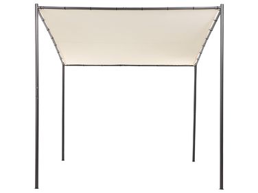 Tonnelle de jardin VIMINO Métal 282 cm 294 cm Beige