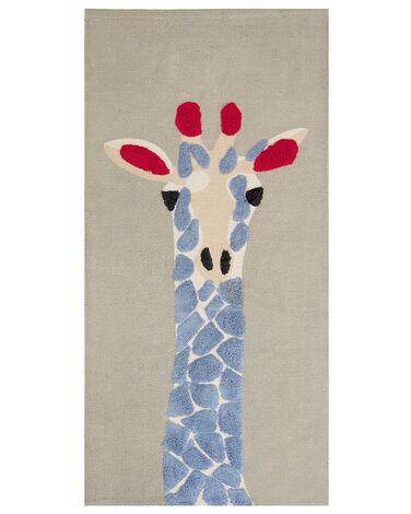 Tapis enfant SAKUBO Multicolore 80 x 150 cm Coton