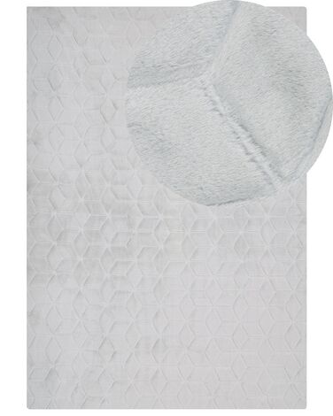 Tapis en fausse fourrure THATTA Gris clair 160 x 230 cm