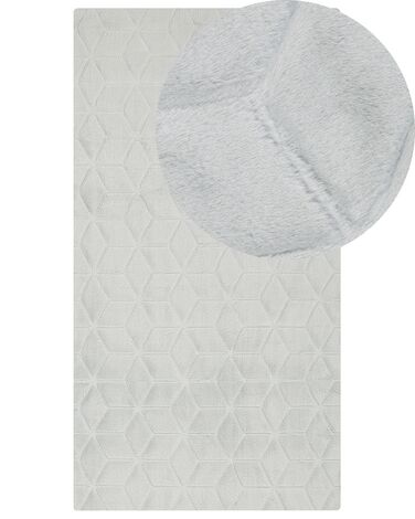 Tapis en fausse fourrure THATTA Gris clair 80 x 150 cm