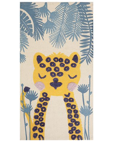 Tapis enfant LUAS Multicolore 80 x 150 cm Coton