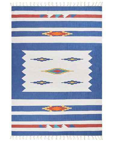Tapis VARSER Multicolore 200 x 300 cm Coton Kilim