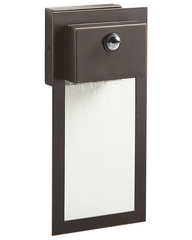 Buiten LED wandlamp ELLIOT met bewegingssensor Zwart