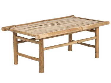 Table basse de jardin TODI 45 cm 80 cm Bambou Marron