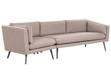 Tuin loungebank 3-zits LORETELLO linkszijdig Beige