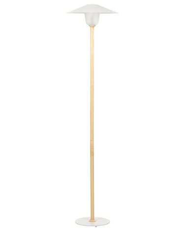 Floor Lamp MOPPY Oak Wood White