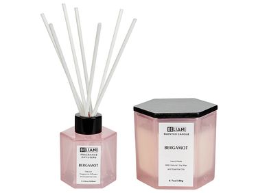 Scented Candle with Fragrance Reed Diffuser CLASSY TINT Soy Wax Fruity Notes