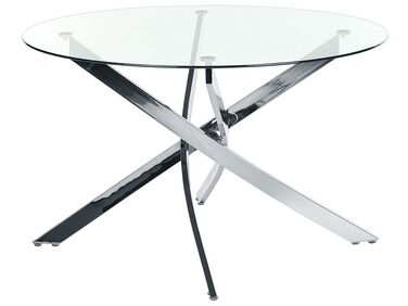Table de repas MARAMO Argenté 120 cm 120 cm Verre de sécurité