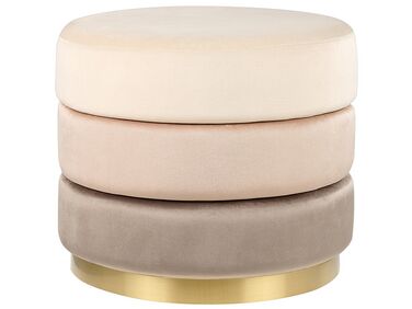 Pouffe LOUIN Velvet Beige