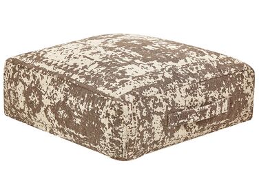 Poef SHASA Katoen Beige