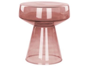 Table d'appoint LAGUNA Verre Rouge