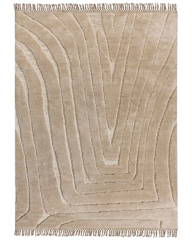 Vloerkleed SAZOO Beige 300 x 400 cm