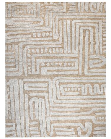 Vloerkleed MANDAI Beige 300 x 400 cm