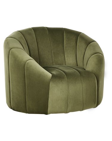 Armchair MALUNG Velvet Dark Green